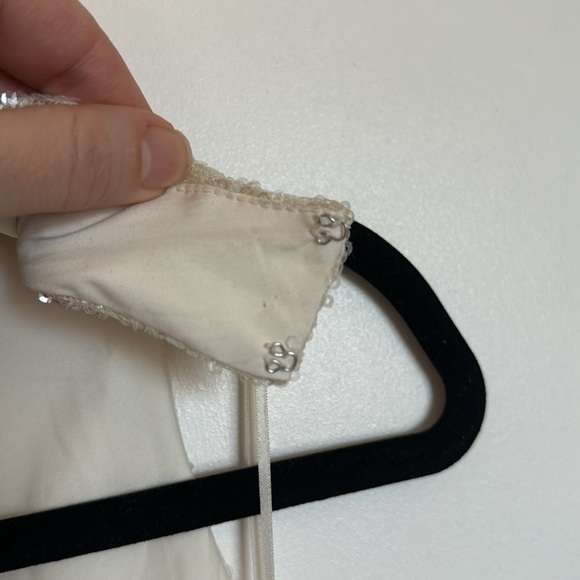 NWT but missing clasps Amanda Prichard white sequin backless dress size medium - Picture 4 of 6